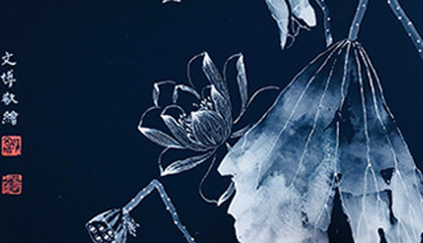 中國(guó)白墨畫